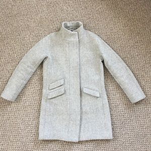 J.Crew Stadium Cloth Nello Gori cocoon coat in gray size 2